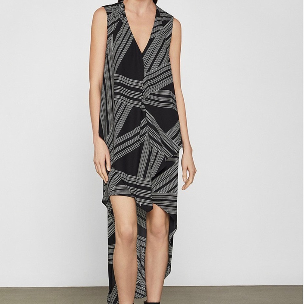 BCBGMAXAZRIA Womens Geometric Hi-Low dress /Tunic - Picture 2 of 12